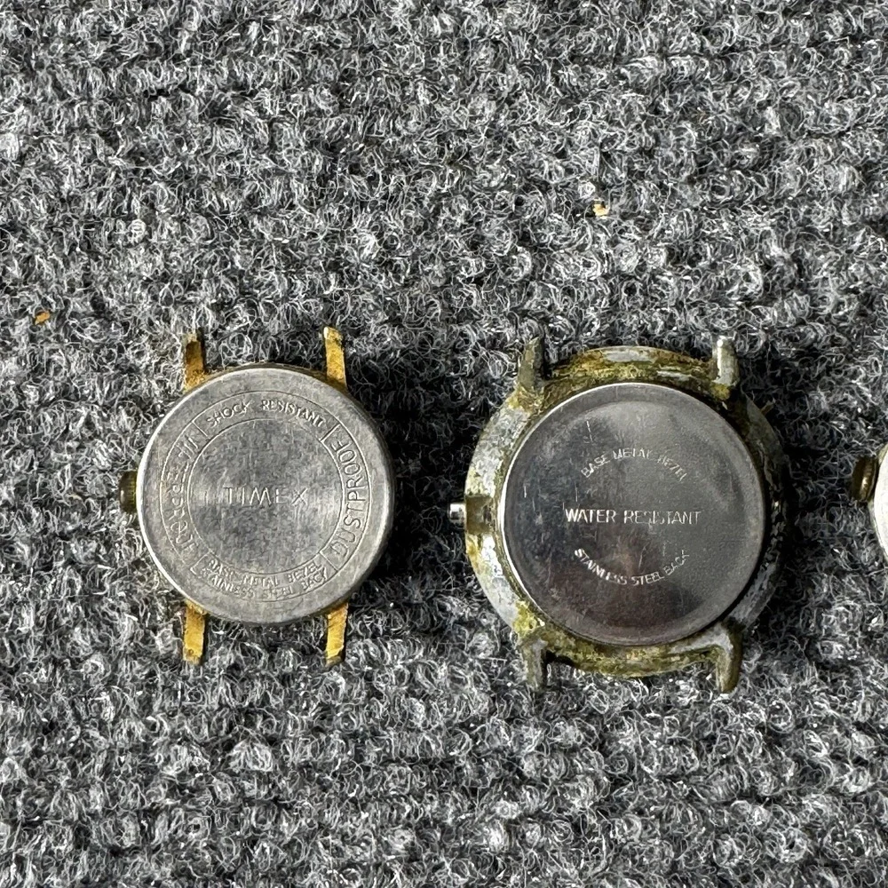 Vintage Timex Watch Lot of 4 Parts Repair Electric Mechanical Marlin Dynabeat